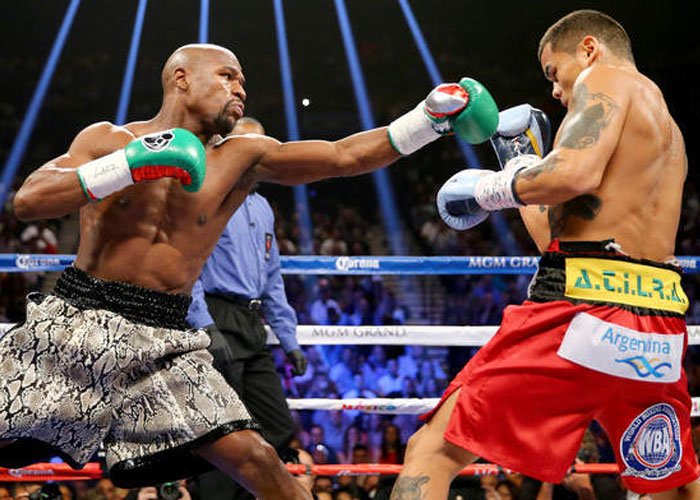 Maidana Gagap, Mayweather Jr Mantap