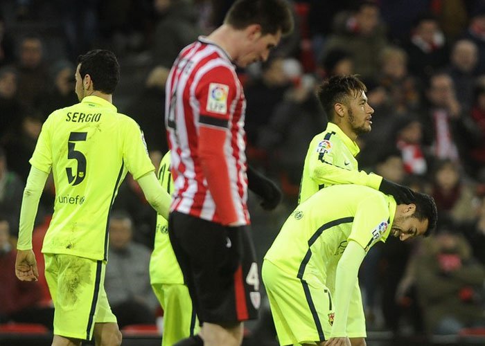 3 Poin dari Bilbao, Barca Ancam Madrid