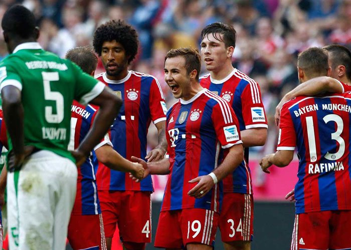 Muenchen Voor Bremen 1 3/4