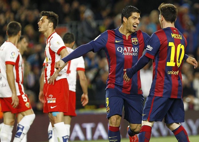 Suarez 2 Gol, Barca Kian Mantap di Puncak