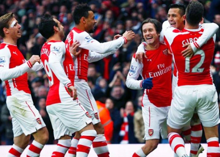 Arsenal Voor Swansea 1 1/2