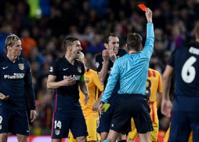 Kartu Merah Torres, Atletico Ditampar Barca 