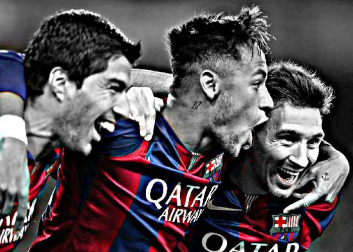 Gol MSN, Barca Bunuh Arsenal